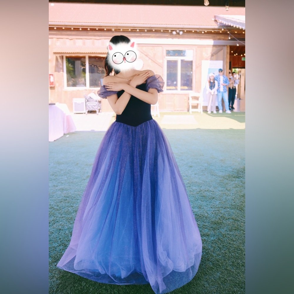 Elegant Purple Gown